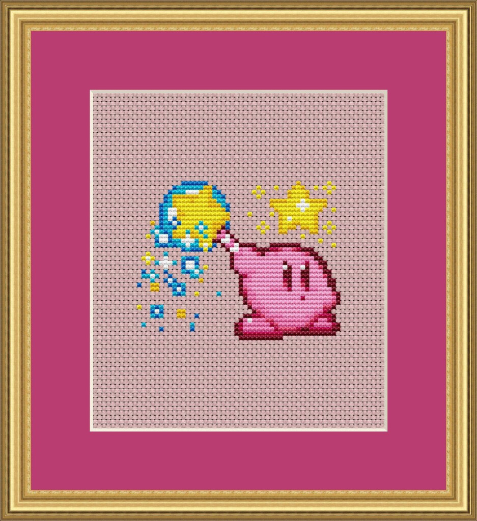 Kirby Cross Stitch Pattern Nintendo Cross Stitch Smash Bros Cross  - Super Smash Bros Cross Stitch Pattern