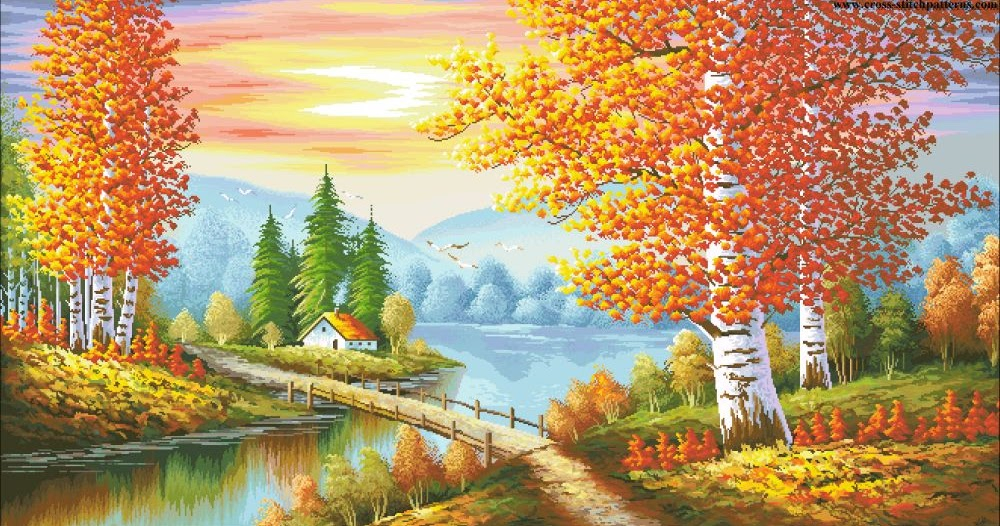 Landscape Cross Stitch Patterns Cross Stitch Patterns - Cross Stitch Landscape Patterns Free