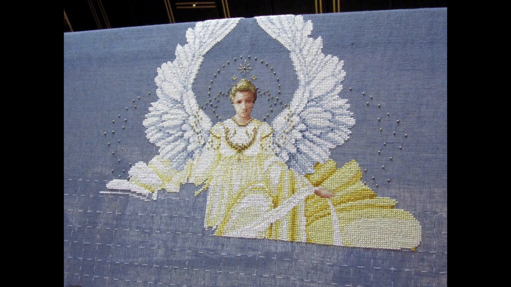 Lavender And Lace Angels Cross Stitch Patterns - Angel Cross Stitch Patterns Lavender Lace