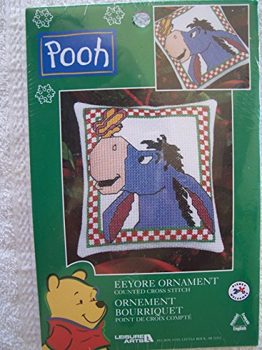 Leisure Arts Eeyore Ornament Counted Cross Stitch Kit - Counted Cross Stitch Welcome Patterns