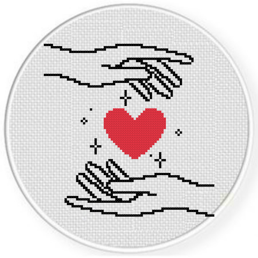 Magical Heart Cross Stitch Pattern Daily Cross Stitch - Souvenirs Of The Heart Cross Stitch Pattern