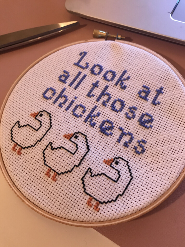 Meme Cross Stitch Pattern - This Is Fine Meme Cross Stitch Pattern