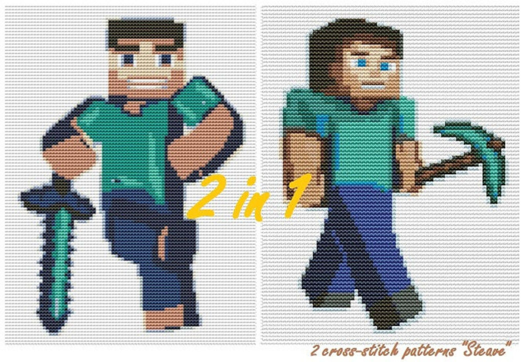 Minecraft Cross Stitch Patterns - Free Minecraft Cross Stitch Patterns