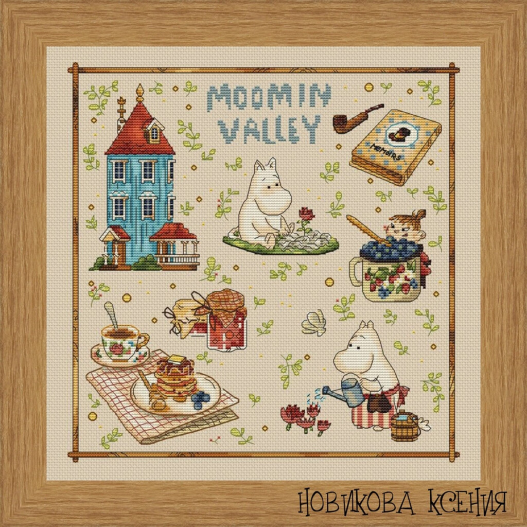 Moomin Valley Cross Stitch Pattern Moomins Pattern House Cross Etsy - Moomin Cross Stitch Pattern Free