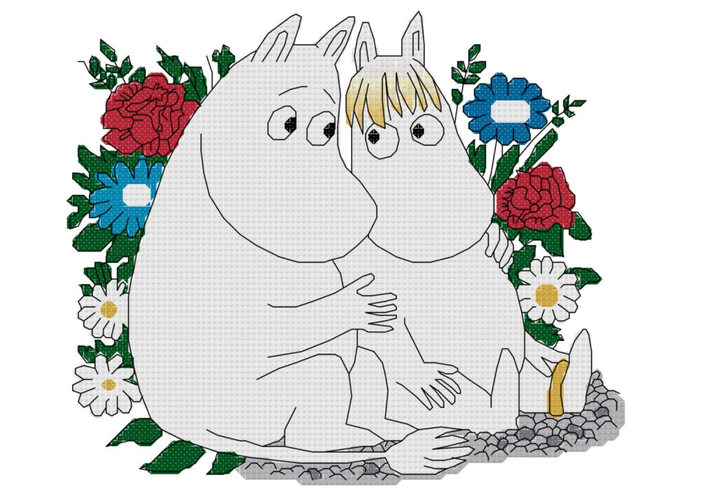 Moomins Cross Stitch Pattern - Moomin Cross Stitch Pattern Free