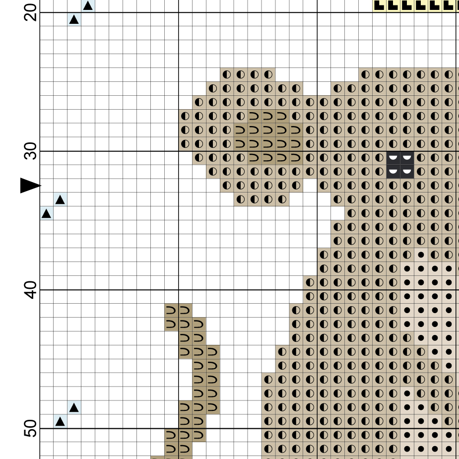 Mushroom Mouse Cross Stitch Pattern Daily Cross Stitch - Cross Stitch Mushroom Pattern Free
