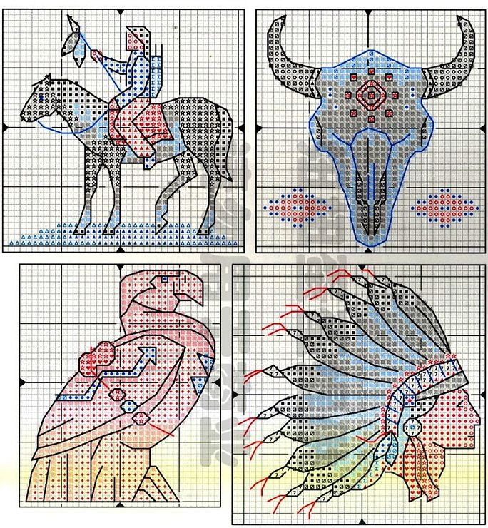 Native American Cross Stitch Patterns Free Printable Templates Free - Native American Indian Cross Stitch Patterns Free