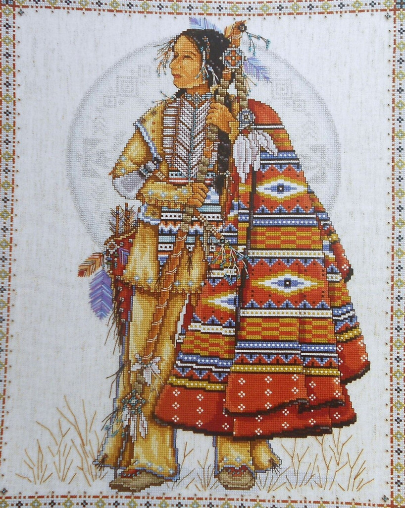 Native American Indian Cross Stitch Patterns Printable Templates Free - Native American Indian Cross Stitch Patterns Free