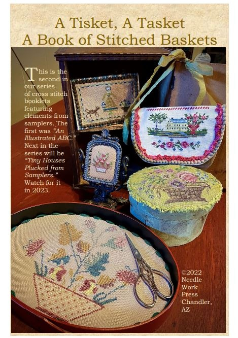 NeedleWorkPress A Tisket A Tasket Book Cross Stitch Pattern  - A Tisket A Tasket Cross Stitch Pattern