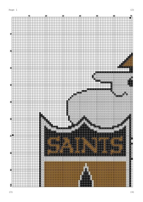 New Orleans Cross Stitch Cross Stitch A3 New Orleans Color K374  - New Orleans Cross Stitch Patterns