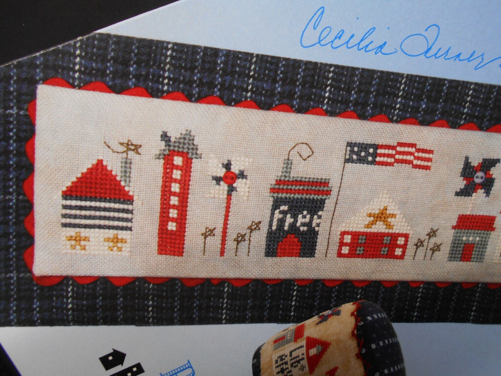 NEW Patriotic Tiny Town Cross Stitch Etsy - Tiny Town Cross Stitch Patterns