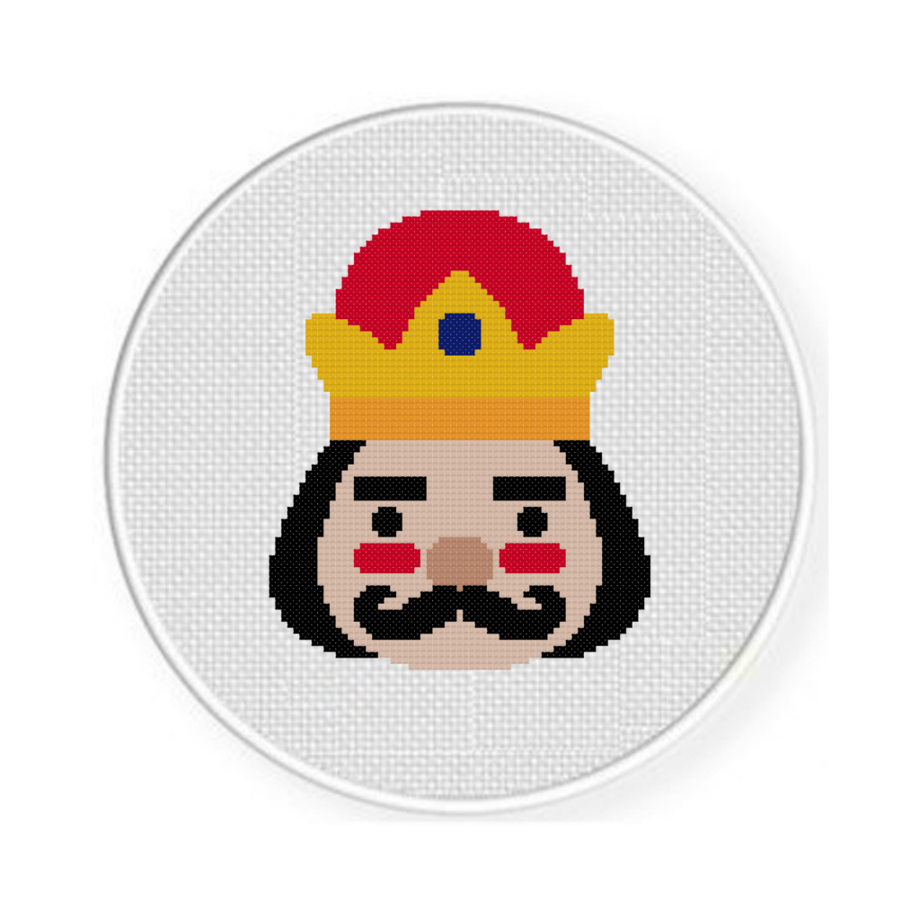 Nutcracker Head Cross Stitch Pattern Daily Cross Stitch - Free Nutcracker Cross Stitch Patterns
