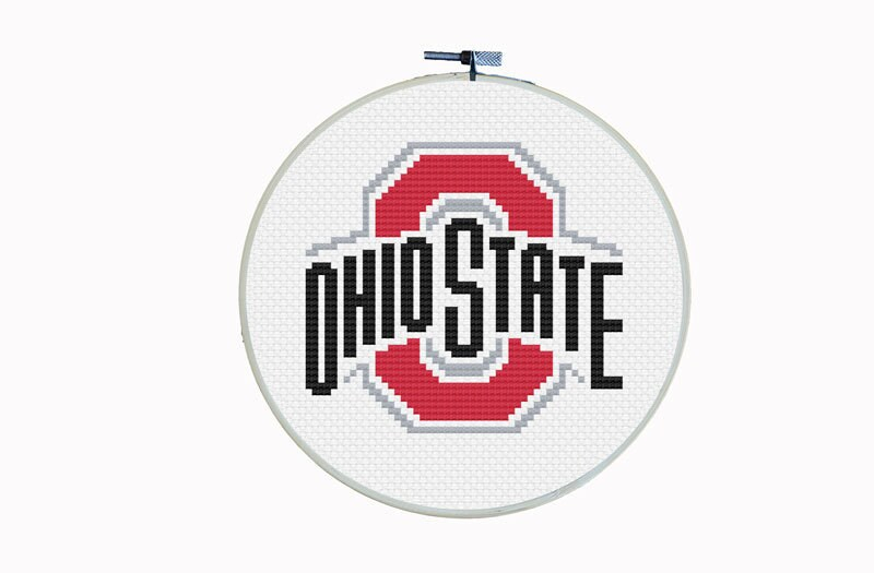 Ohio State Cross Stitch Pattern Etsy - Ohio State Cross Stitch Pattern