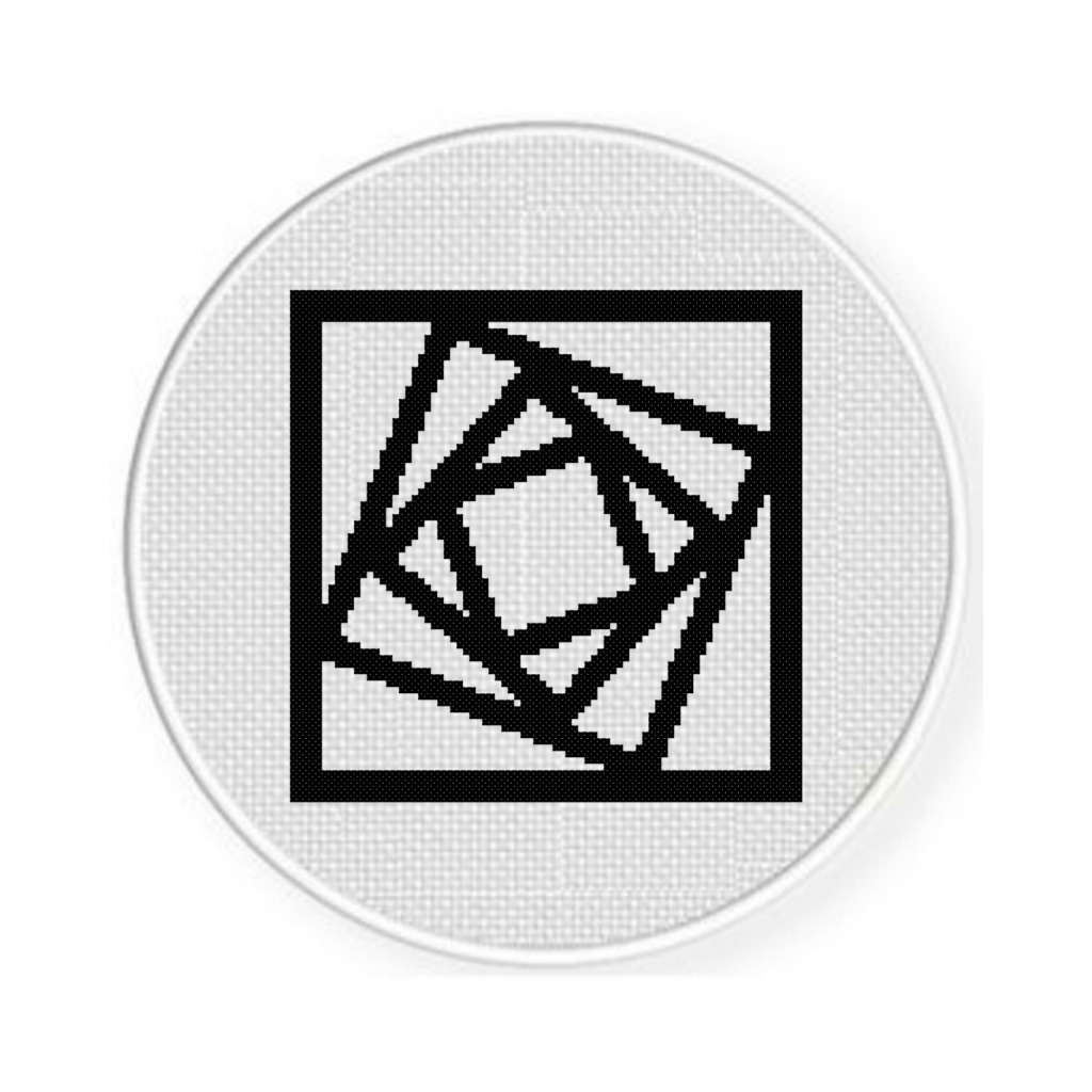 Optical Illusion Cross Stitch Pattern Daily Cross Stitch - Optical Illusion Cross Stitch Patterns