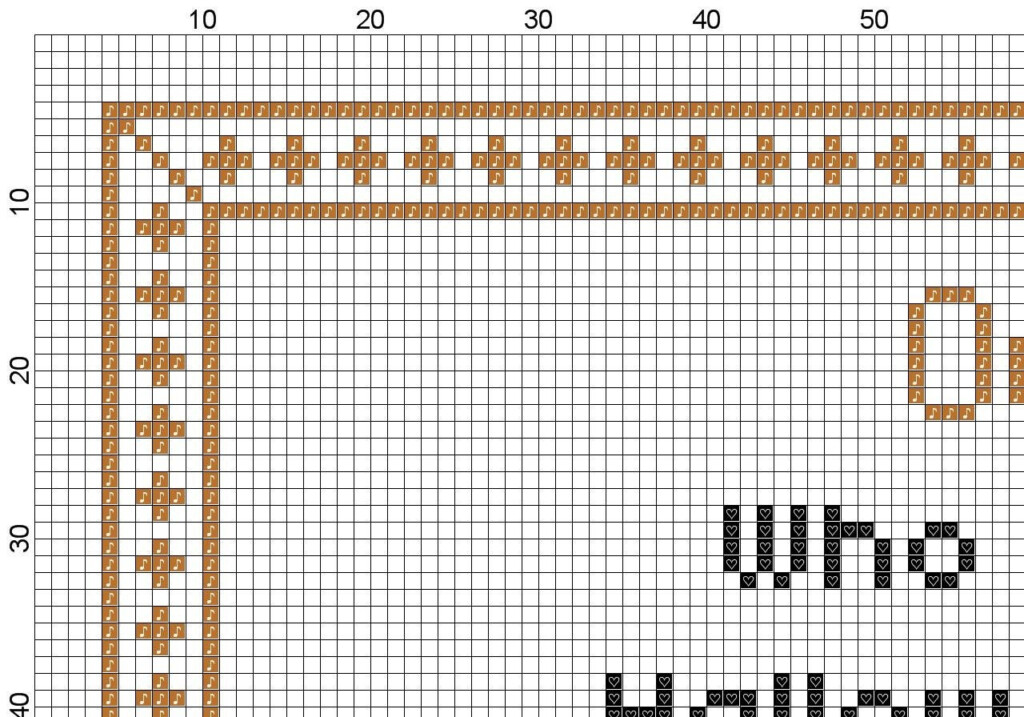 Our Father Cross Stitch Pattern The Lord Prayer Cross Stitch Pattern  - Our Father Cross Stitch Pattern