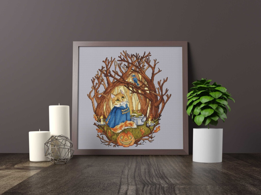 Over The Garden Wall Cross Stitch Pattern Code RF 304 Racoonandfox  - Over The Garden Wall Cross Stitch Pattern