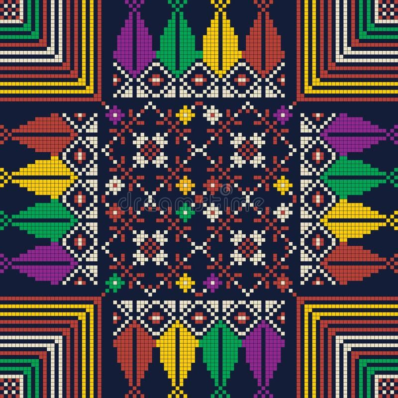 Palestinian Embroidery Pattern Seamless Pattern Design With  - Free Palestinian Cross Stitch Patterns