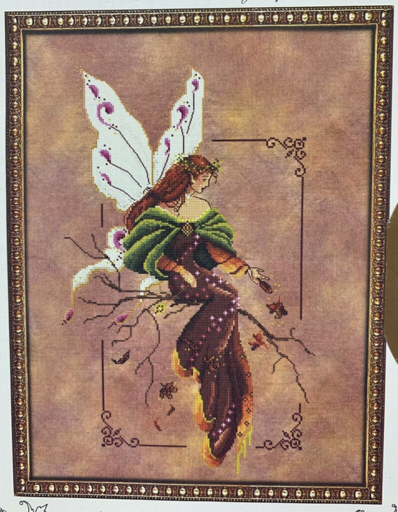 Passione Ricamo Counted Cross Stitch Pattern Autumn Fairy Spirit  - Passione Ricamo Free Cross Stitch Patterns