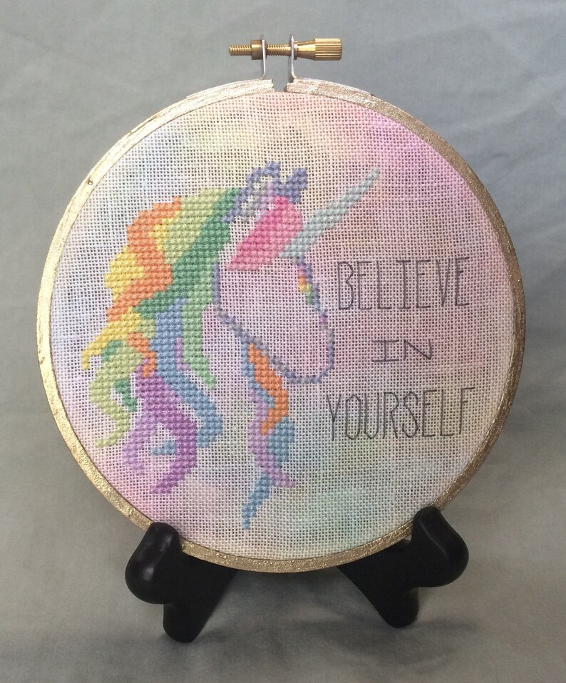 PDF Pattern Unicorn Cross Stitch Pattern Rainbow Unicorn Etsy - Small Unicorn Cross Stitch Pattern