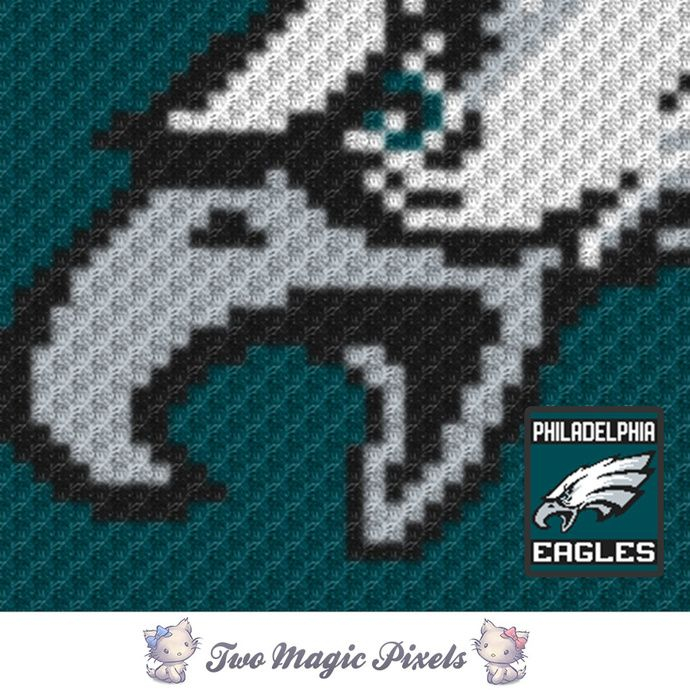 Philadelphia Eagles Cross Stitch Pattern Printable Templates Free - Philadelphia Eagles Cross Stitch Pattern