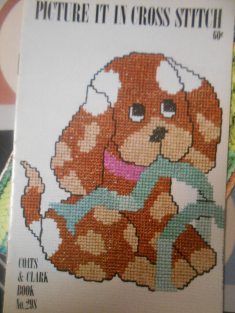 Picture It In Cross Stitch Coats Clark Pattern Leaflet Etsy - Coats And Clark Cross Stitch Patterns