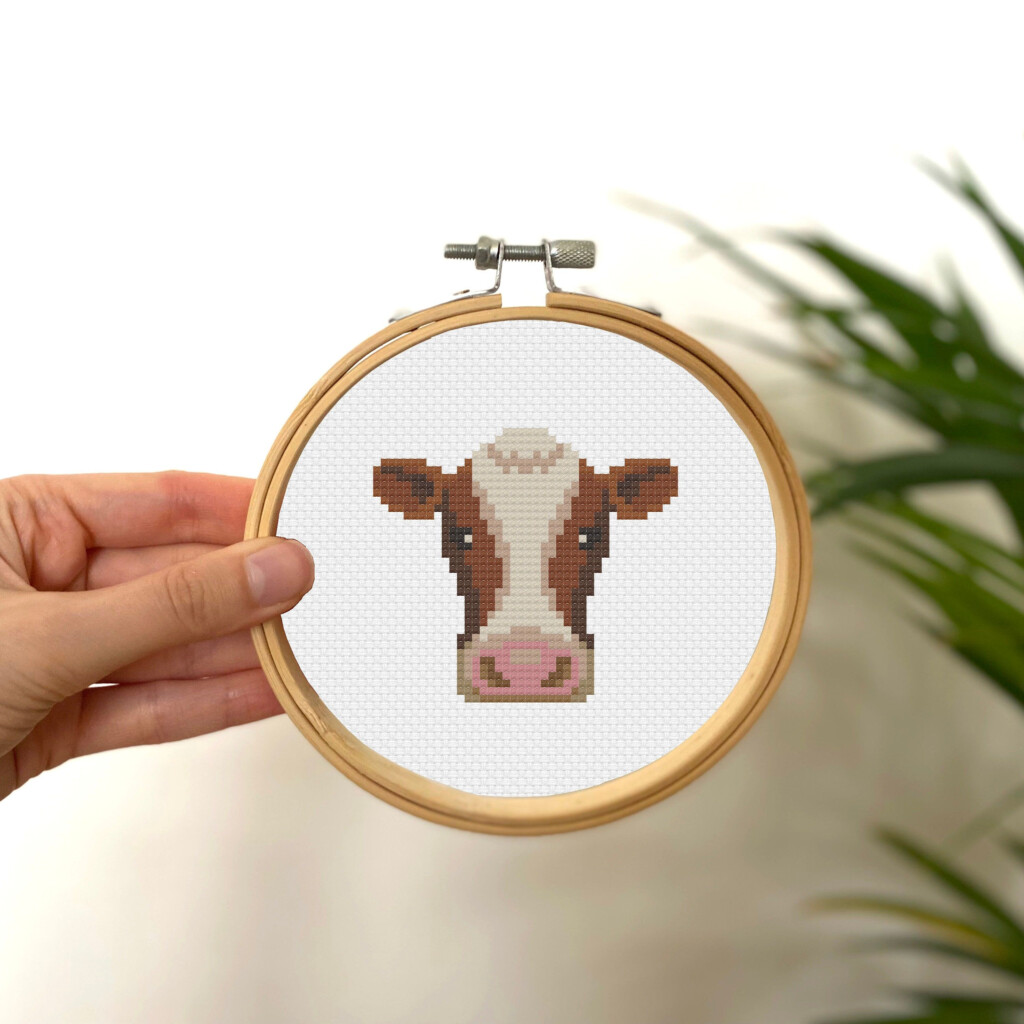 Pin On Products - Small Cow Cross Stitch Pattern