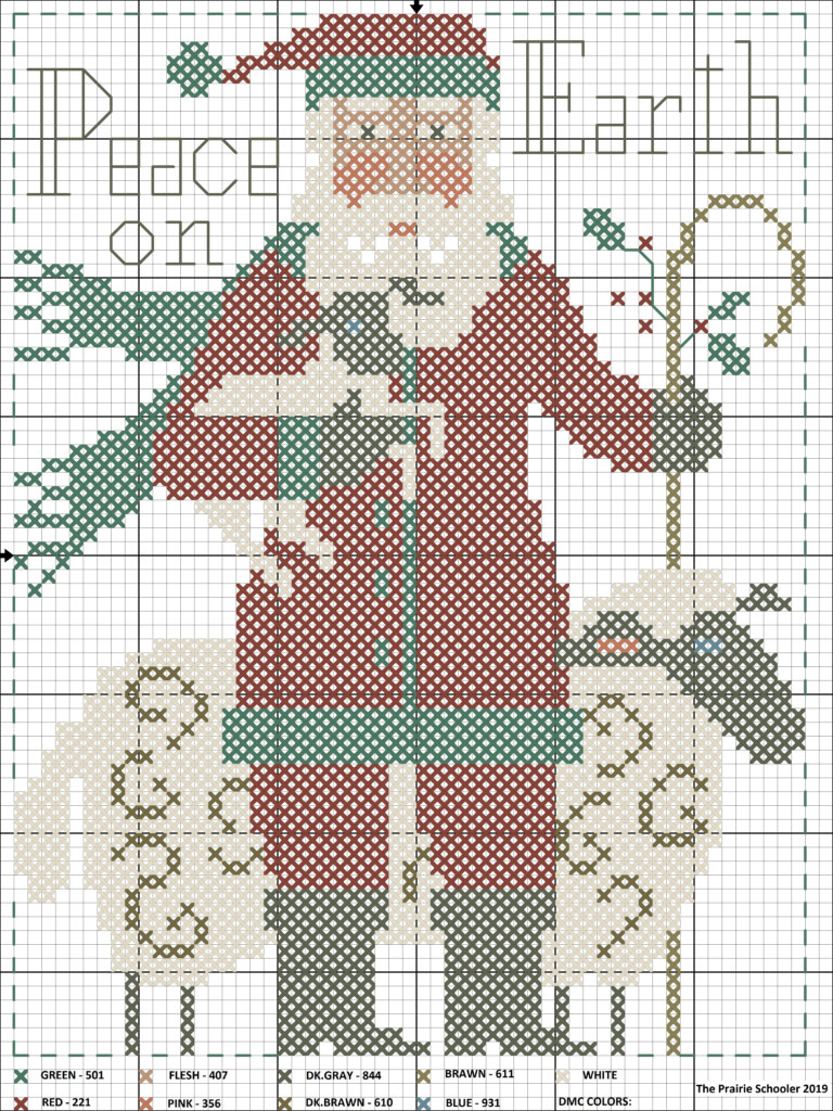 Pin On Xstitch Embroidery Santa Cross Stitch Cross Stitch Samplers  - Prairie Schooler Santa Cross Stitch Patterns