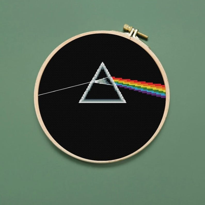 Pink Floyd Cross Stitch Pattern Embroidery Pattern Etsy - Pink Floyd Cross Stitch Pattern