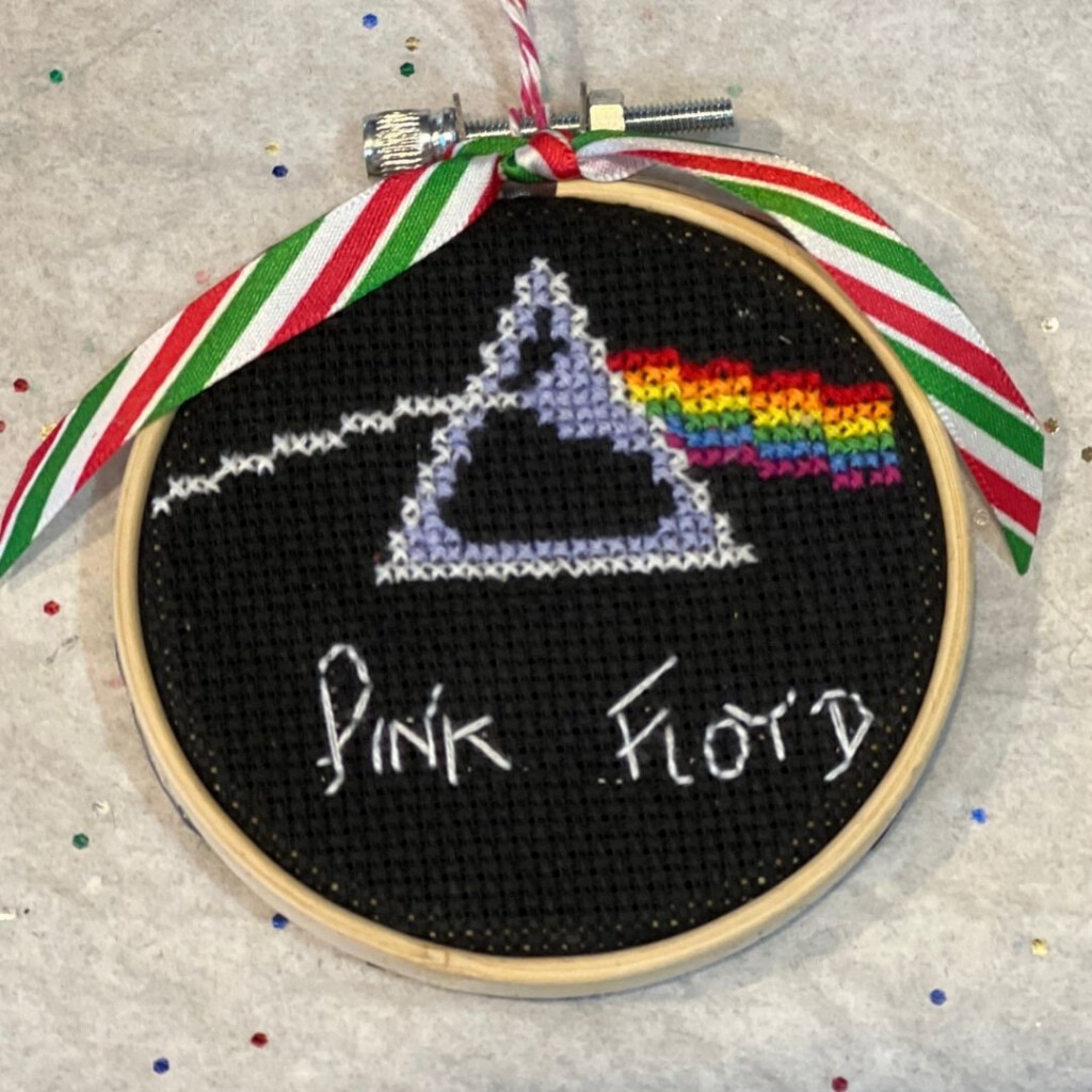 Pink Floyd Cross Stitch Pattern The Dark Side Of The Moon PDF Digital  - Pink Floyd Cross Stitch Pattern