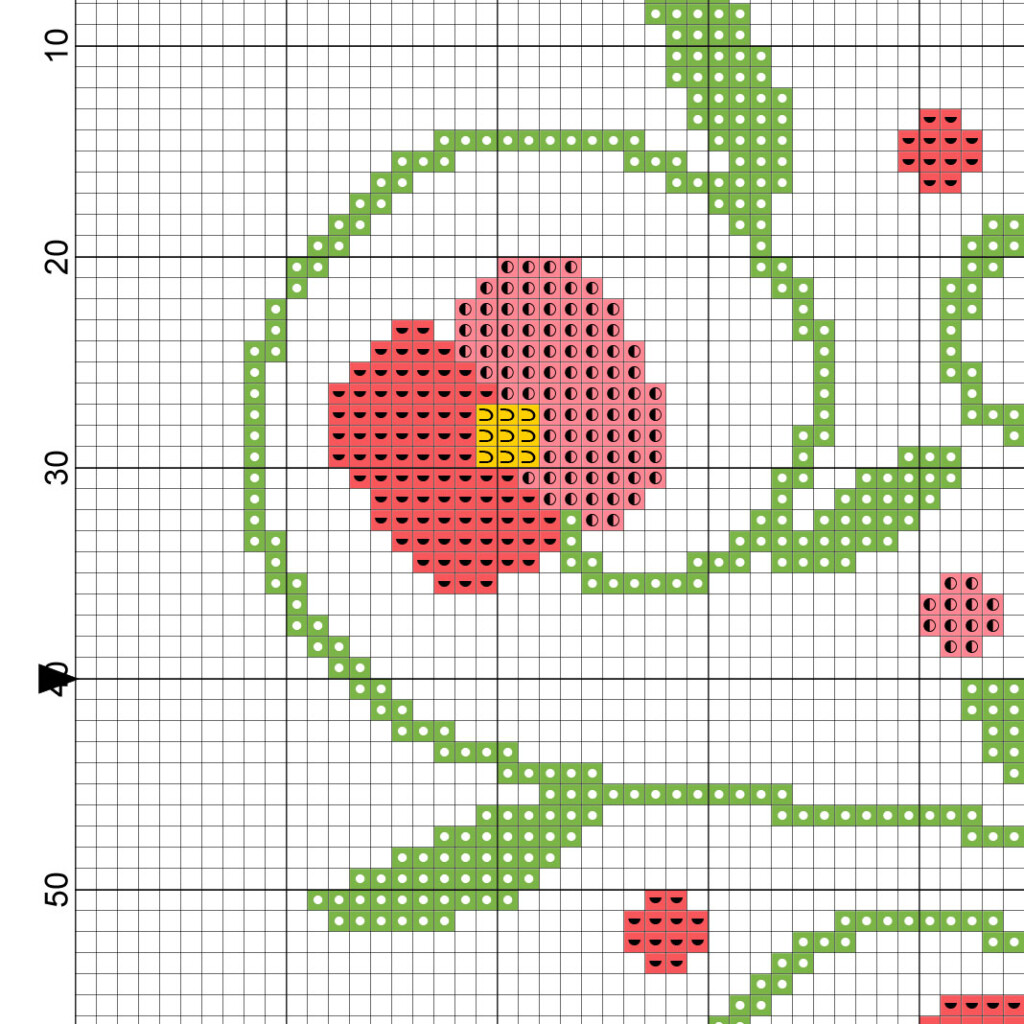 Pink Poppy Flowers Cross Stitch Pattern Daily Cross Stitch - Simple Poppy Cross Stitch Pattern Free