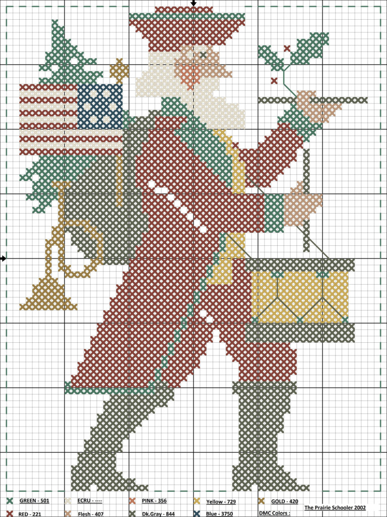 Prairie Schooler Cross Stitch Patterns Artofit - Prairie Schooler Santa Cross Stitch Patterns