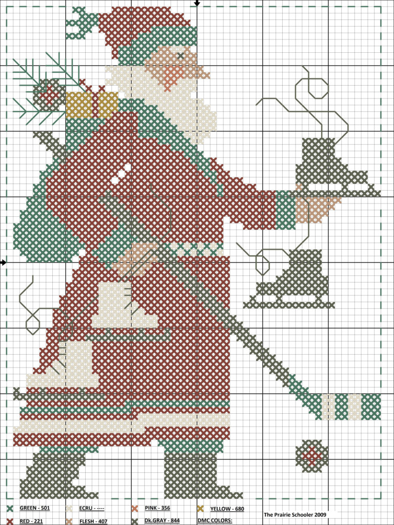 Prairie Schooler Cross Stitch Patterns Artofit - Prairie Schooler Santa Cross Stitch Patterns