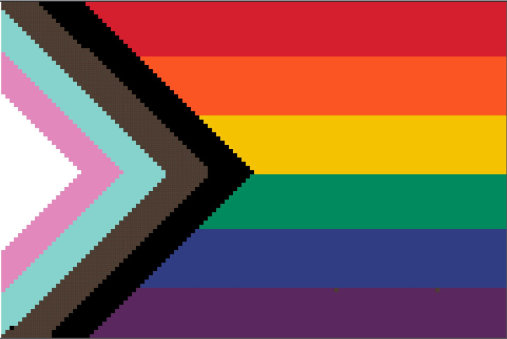 Pride Flag Cross Stitch Pattern Etsy - Pride Flag Cross Stitch Pattern