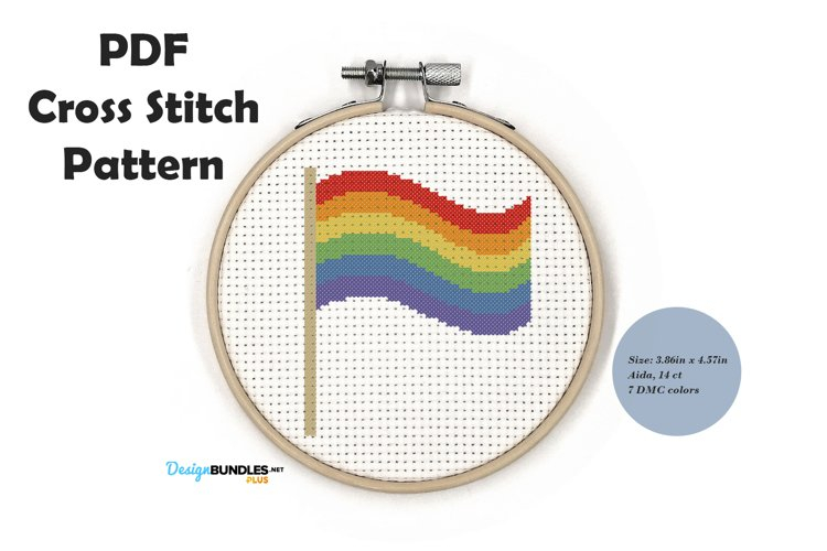 Pride Flag Cross Stitch Pattern PDF File - Pride Flag Cross Stitch Pattern