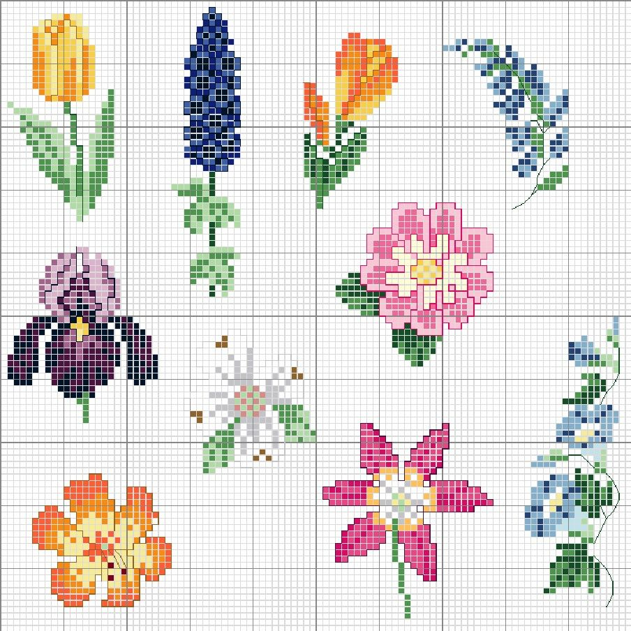 Printable Flower Cross Stitch Patterns Hot Sex Picture - Free Flower Cross Stitch Patterns