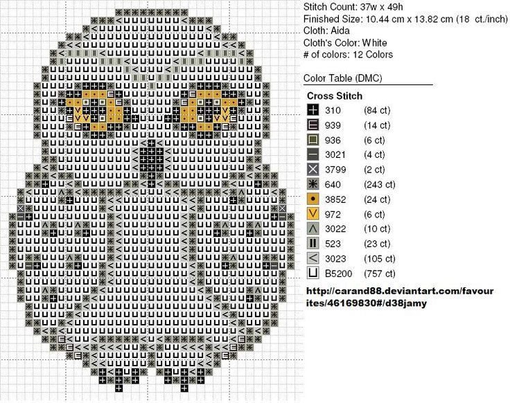 Printable Free Owl Cross Stitch Patterns To Print - Free Printable Owl Cross Stitch Patterns