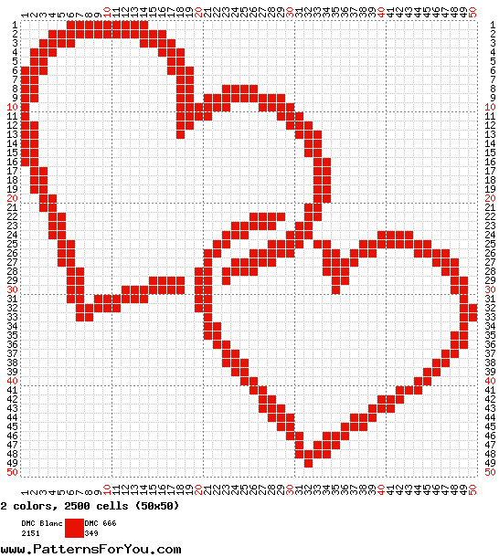 Printable Heart Cross Stitch Patterns Free - Cross My Heart Cross Stitch Patterns