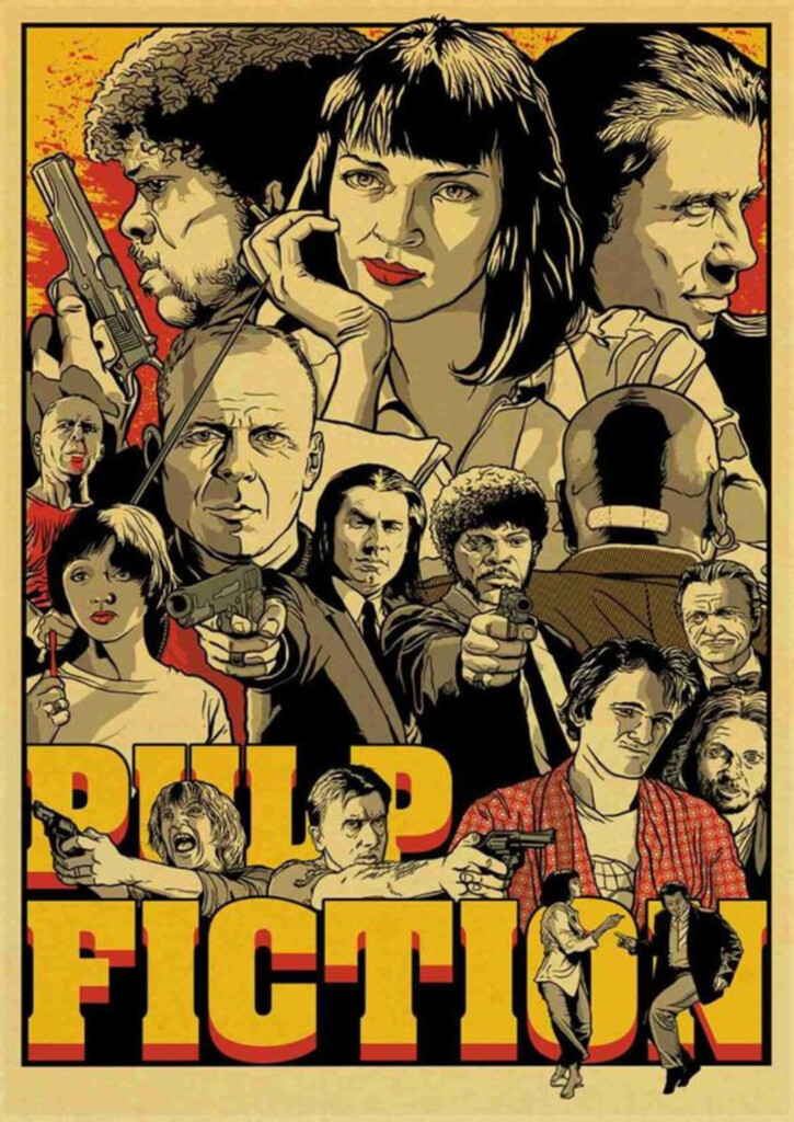 Pulp Fiction Cross Stitch Pattern Pdf Format Etsy - Pulp Fiction Cross Stitch Pattern