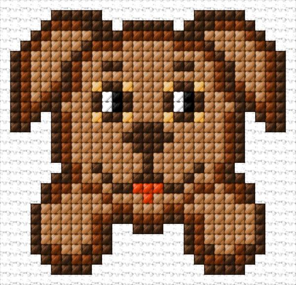 Puppy Cross Stitch Designs - Puppy Cross Stitch Patterns Free