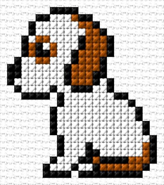 Puppy Cross Stitch Designs - Puppy Cross Stitch Patterns Free