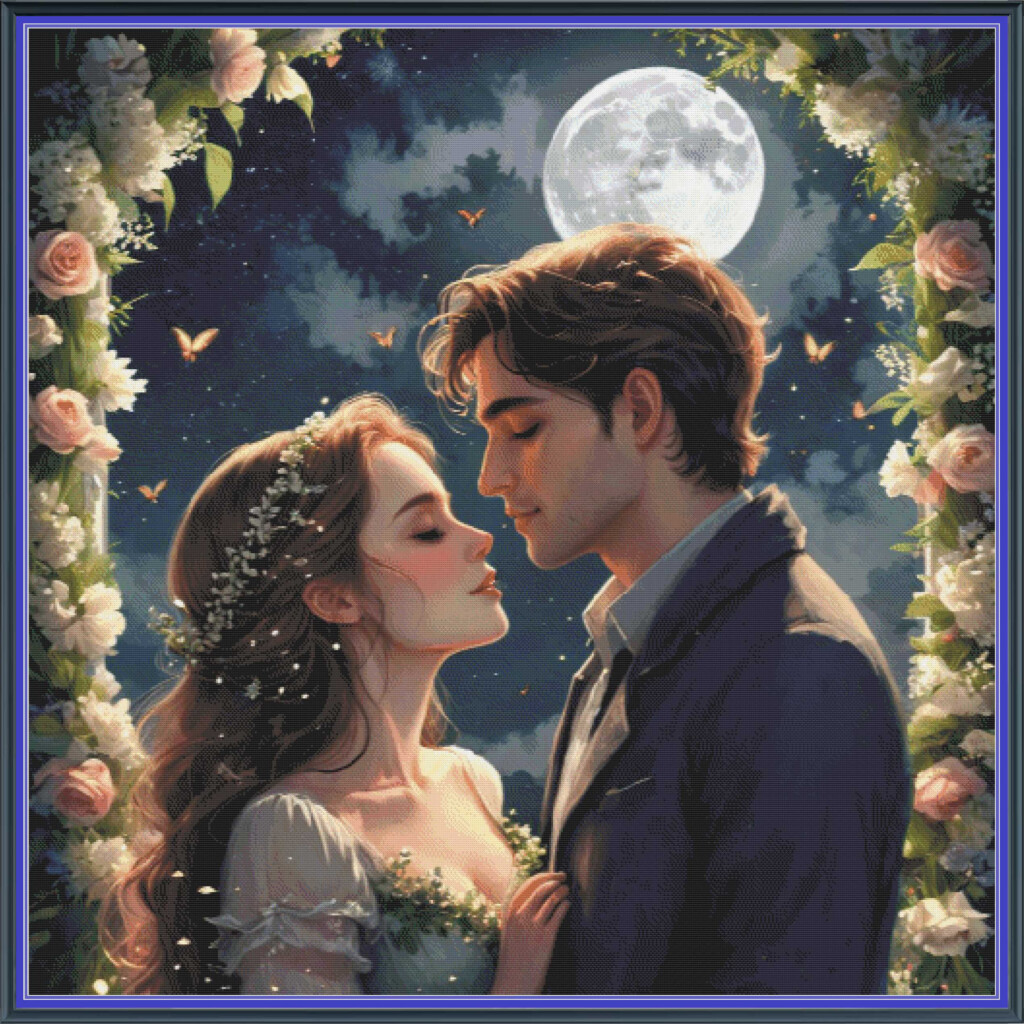 Romance Cross Stitch Pattern By Nikki Stitches - Easy Romantic Cross Stitch Patterns