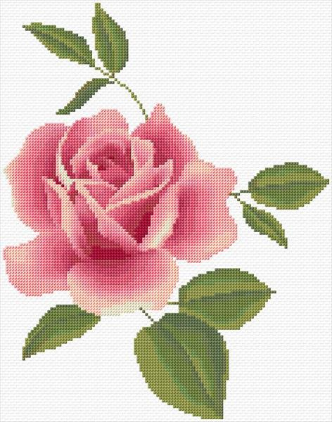 Rose Cross Stitch Designs - Free Rose Cross Stitch Patterns