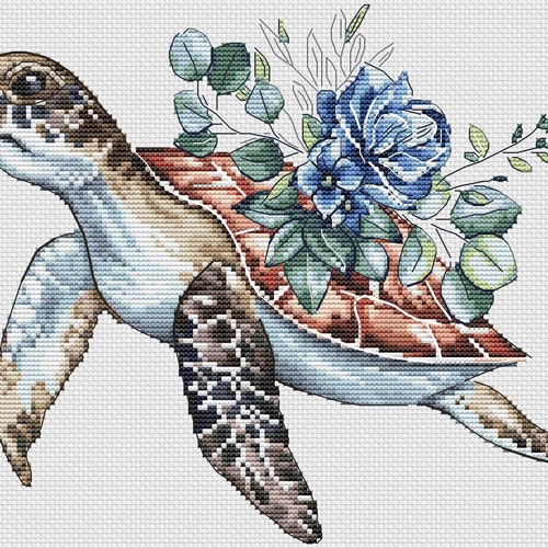 Sea Turtle Cross Stitch Pattern 5 Instant PDF Download Sea Etsy - Sea Turtle Cross Stitch Pattern