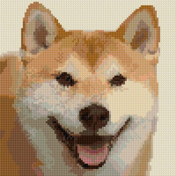 Shiba Inu Cross Stitch Designs - Shiba Inu Cross Stitch Pattern