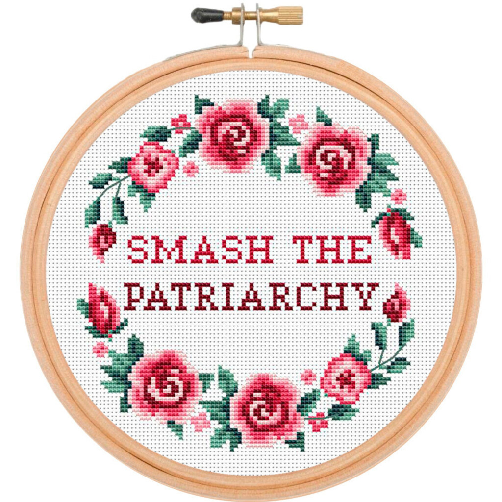 Smash The Patriarchy Cross Stitch Pattern Subversive Cross Etsy UK - Smash The Patriarchy Cross Stitch Pattern