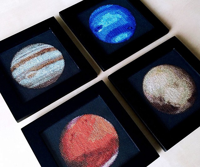 Solar System Cross Stitch Patterns - Solar System Cross Stitch Patterns