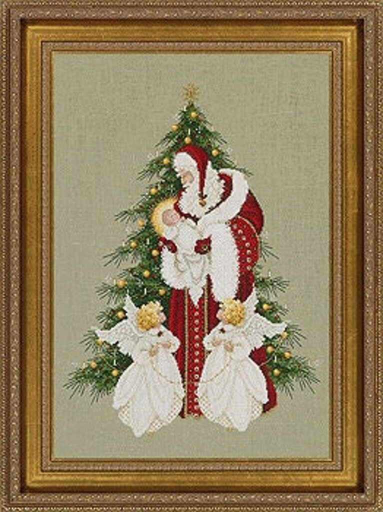 Song Of Christmas By Lavender Lace Designer Marilyn Leavitt imblum  - Lavender And Lace Santa Cross Stitch Patterns