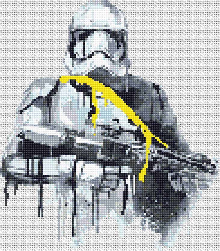 Star Wars Cross Stitch Pattern By NikkiPattern Cross Stitch Cross  - Free Printable Star Wars Cross Stitch Patterns