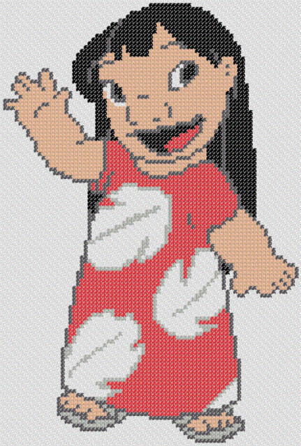 Stitch s Friend Lilo Cross Stitch Pattern Cross Stitch 4 Free - Spongebob Squarepants Cross Stitch Pattern