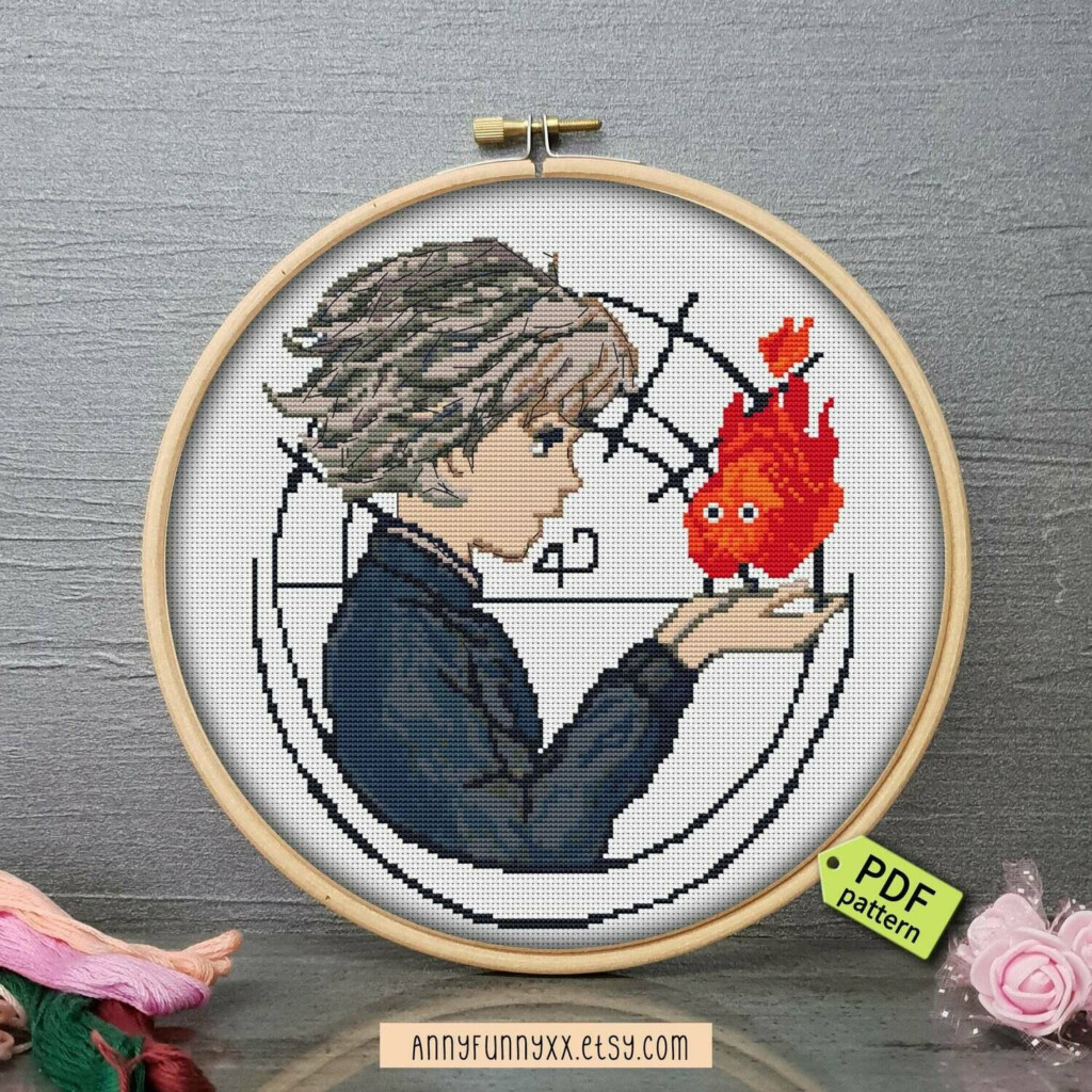 Studio Ghibli Cross Stitch Patterns Printable Templates Free - Studio Ghibli Cross Stitch Patterns